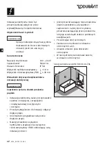 Preview for 42 page of DURAVIT Sensor 1 SE1090007 Instructions For Mounting And Use