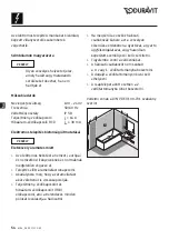 Preview for 54 page of DURAVIT Sensor 1 SE1090007 Instructions For Mounting And Use