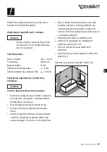 Preview for 57 page of DURAVIT Sensor 1 SE1090007 Instructions For Mounting And Use