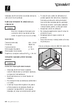 Preview for 60 page of DURAVIT Sensor 1 SE1090007 Instructions For Mounting And Use