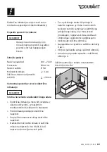 Preview for 63 page of DURAVIT Sensor 1 SE1090007 Instructions For Mounting And Use