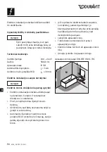 Preview for 72 page of DURAVIT Sensor 1 SE1090007 Instructions For Mounting And Use