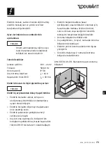 Preview for 75 page of DURAVIT Sensor 1 SE1090007 Instructions For Mounting And Use