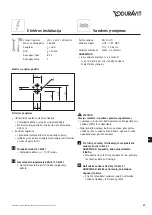 Предварительный просмотр 49 страницы DURAVIT SensoWash 22265900 Mounting Instructions