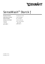 DURAVIT SensoWash Starck f 218901 20 05 Mounting Instructions preview