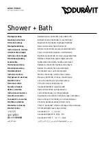 DURAVIT Shower + Bath 700403 00 0 00 0000 Mounting Instructions preview