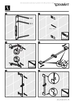 Предварительный просмотр 3 страницы DURAVIT Universal Series Mounting And Care Instructions