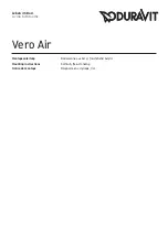 Preview for 1 page of DURAVIT Vero Air 700418 Mounting Instructions