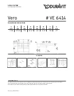 Preview for 1 page of DURAVIT Vero VE 6414 Installation Instructions Manual