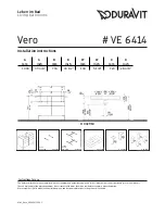 Preview for 12 page of DURAVIT Vero VE 6414 Installation Instructions Manual