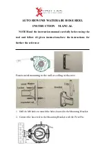 Preview for 1 page of DURHAND XBW-01 Instruction Manual