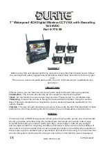 Durite 7 Waterproof 4CH Installation Instructions Manual предпросмотр
