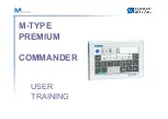 DURKOPP ADLER M-TYPE PREMIUM COMMANDER User Training Manual preview