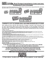 Предварительный просмотр 2 страницы Duro Dyne DynaTite CL6-WC2 Installation Instructions