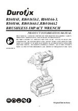 Предварительный просмотр 1 страницы DUROFIX RI60165 Information Manual