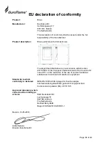 Preview for 38 page of Duroflame Batavia T3 Technical Manual