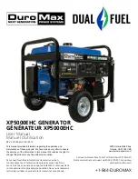 Preview for 1 page of DUROMAX DUAL FUEL HYBRID ELITE XP5000EHC User Manual