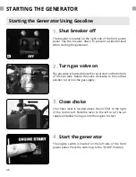 Preview for 26 page of DUROMAX DUAL FUEL HYBRID ELITE XP5000EHC User Manual