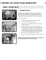 Preview for 22 page of DUROMAX DUAL FUEL SIDE KICK XP2200EH User Manual