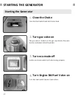 Preview for 22 page of DUROMAX Dual Fuel XP1200IS User Manual