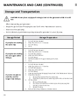 Preview for 44 page of DUROMAX Dual Fuel XP1200IS User Manual