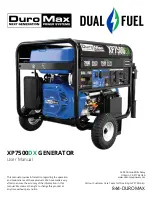 Preview for 1 page of DUROMAX DUAL FUEL XP7500DX User Manual