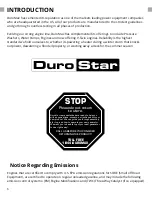 Предварительный просмотр 6 страницы DUROMAX Duro Star DS4400E User Manual