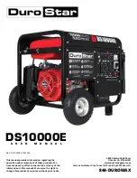 DUROMAX DuroStar DS10000E User Manual preview