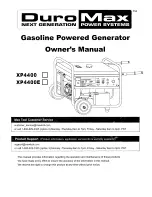 DUROMAX XP4400 Owner'S Manual preview