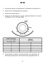 Preview for 36 page of Duronic BG200 Manual