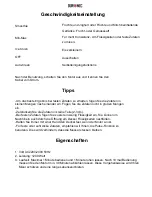 Preview for 26 page of Duronic BL1200 Instructions Manual