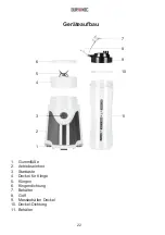 Предварительный просмотр 22 страницы Duronic BL505 Manual