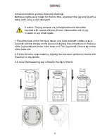 Preview for 9 page of Duronic BL89 Instructions Manual