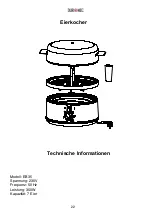 Предварительный просмотр 22 страницы Duronic EB35 Manual