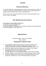 Preview for 6 page of Duronic GP20 Manual