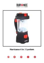 Duronic Hurricane 4 in 1 Lantern Manual preview