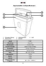 Предварительный просмотр 24 страницы Duronic PS657 Manual