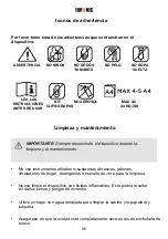 Предварительный просмотр 36 страницы Duronic PS657 Manual