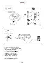 Preview for 14 page of Duronic RCD6200 Manual