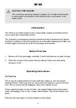 Preview for 9 page of Duronic TB10 Instructions Manual