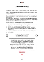 Preview for 31 page of Duronic TB10 Instructions Manual