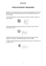 Preview for 9 page of Duronic VC6B Manual