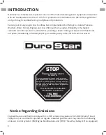 Preview for 6 page of DuroStar DS4400E User Manual