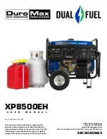 Предварительный просмотр 1 страницы DuroStar DUROMAX DUAL FUEL XP8500EH User Manual