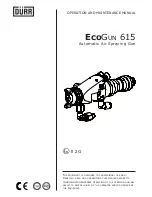 Preview for 1 page of Durr EcoGun 615 Operation And Maintenance Manual