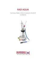 DURRIDGE RAD AQUA User Manual preview