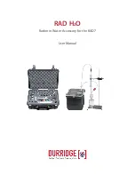 Предварительный просмотр 1 страницы DURRIDGE RAD H2O User Manual