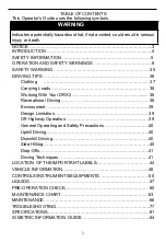 Preview for 3 page of Duruxx DRX2 Operator'S Manual