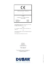 Предварительный просмотр 11 страницы Dusar CARUS VITAL Assembly Instructions Manual