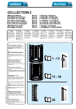 Duscholux COLLECTION 2 Round single-leaf Installation Instructions Manual preview